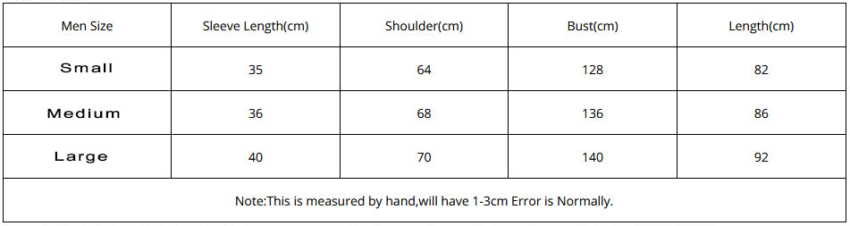 hanten jacket size