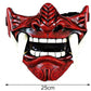 red oni half mask size