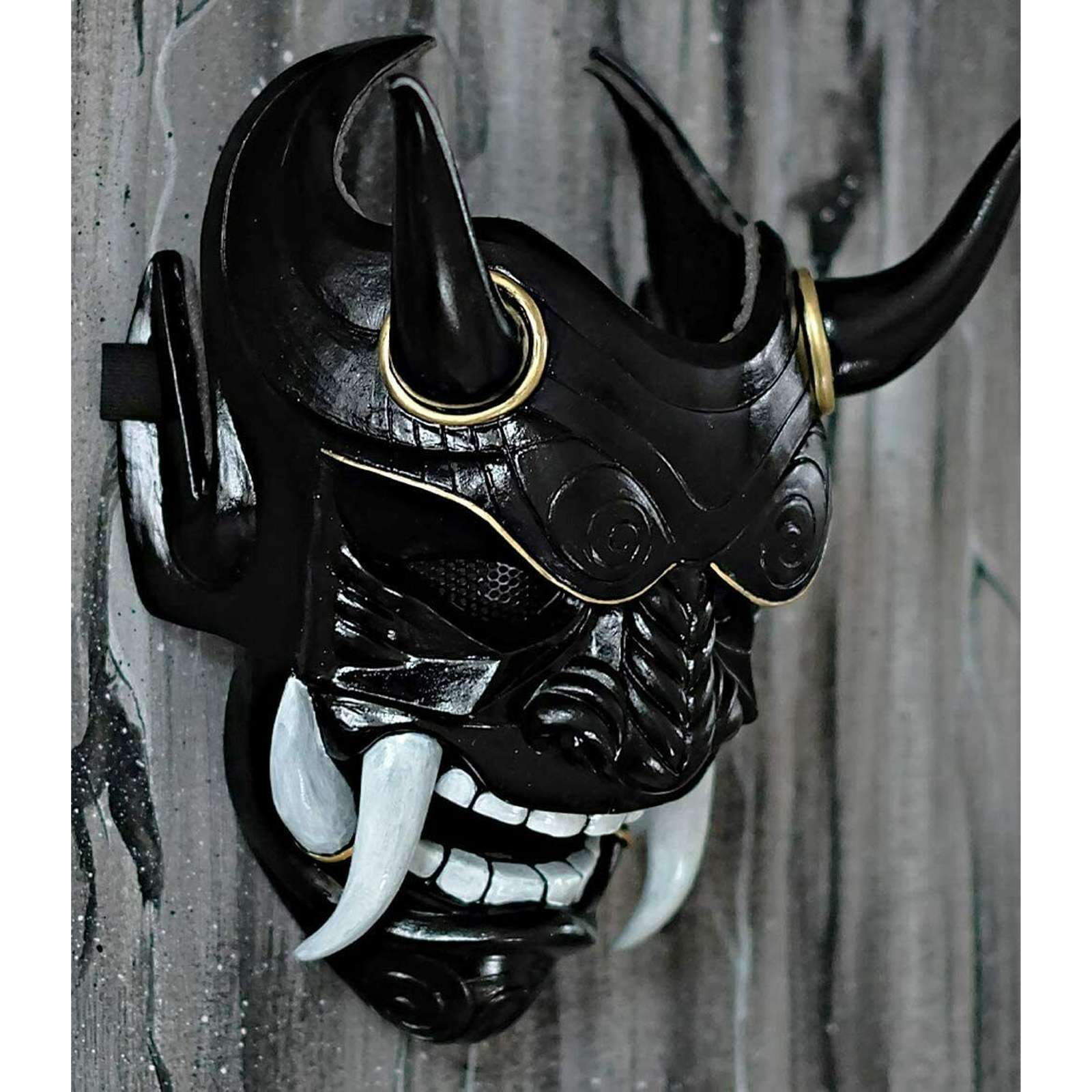 black oni mask 