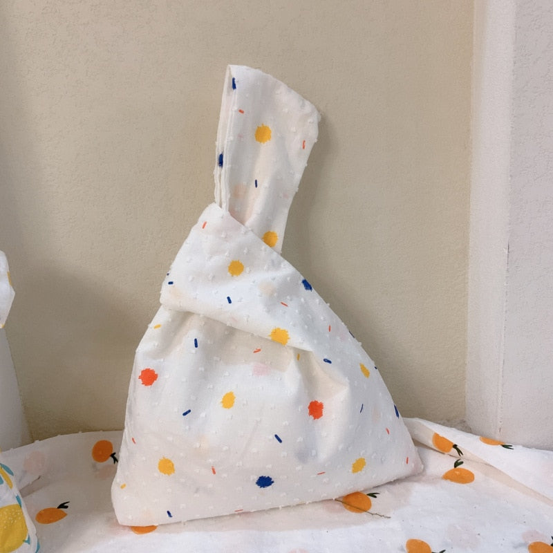 summer bloom knot bag