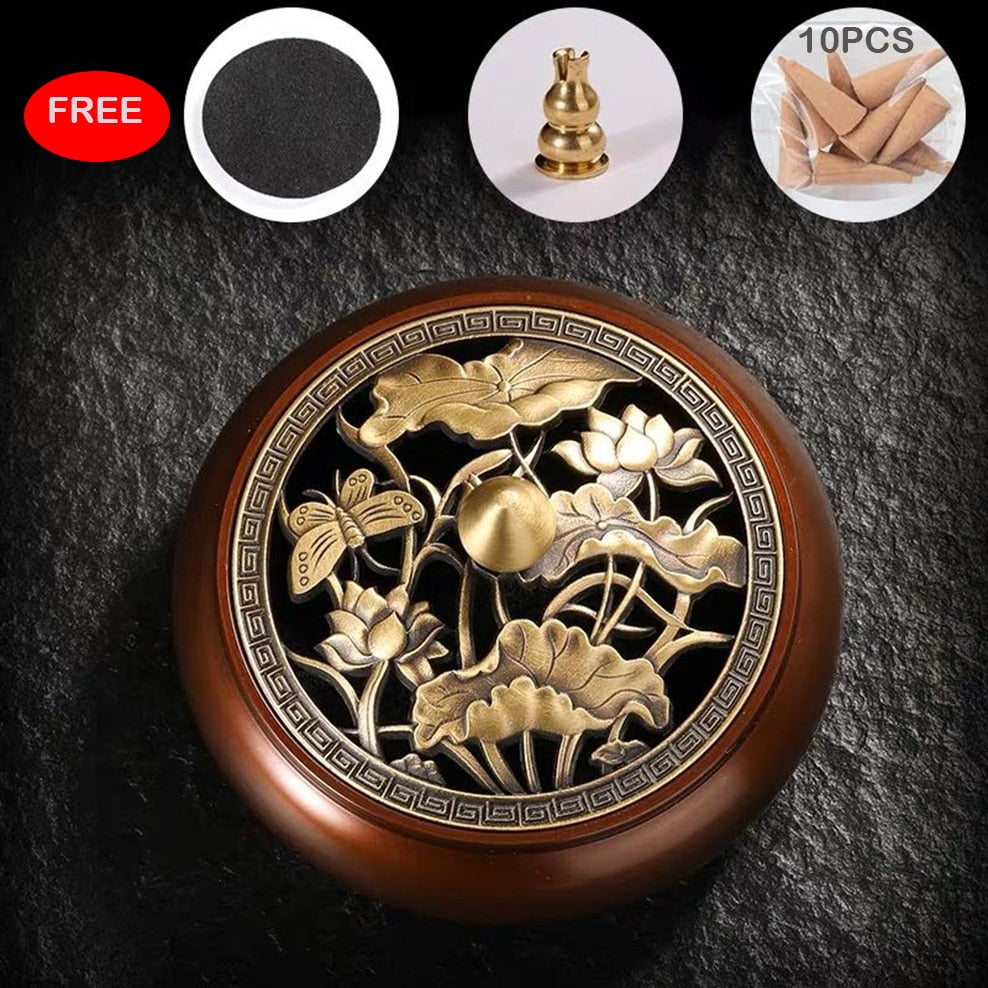 flat bottom incense burner