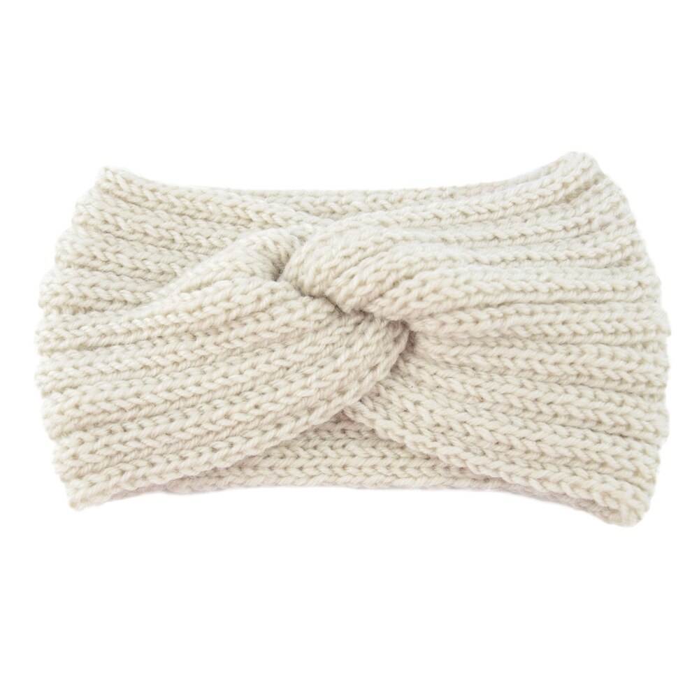knitting cross headband