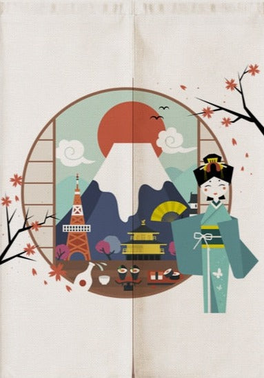 nature scene curtains