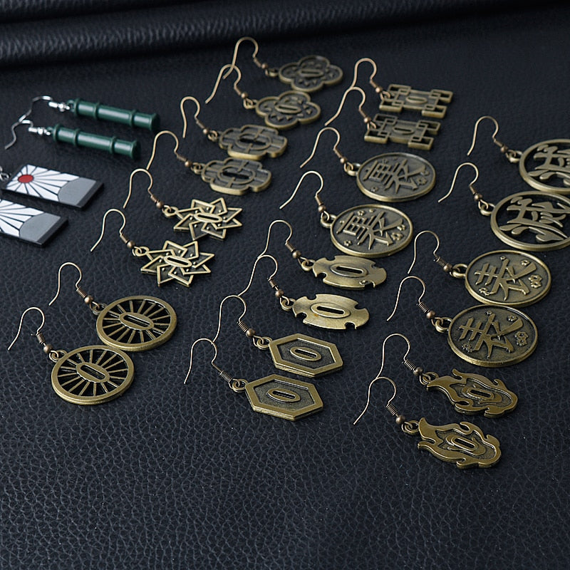 demon slayer earrings