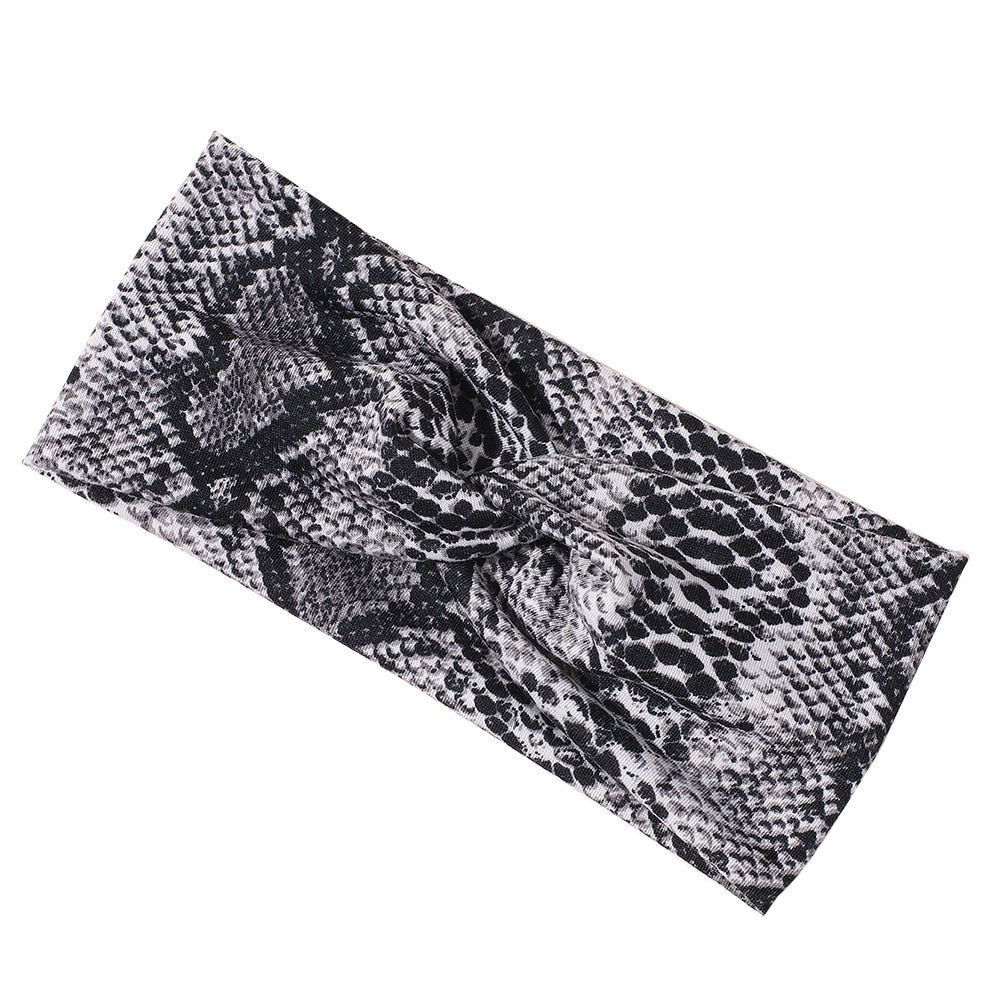 knitting cross headband