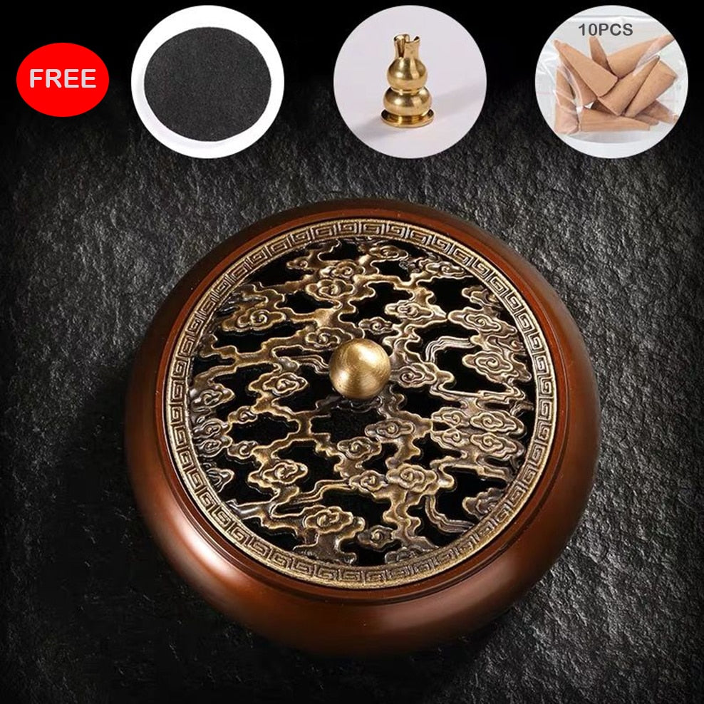 flat bottom incense burner