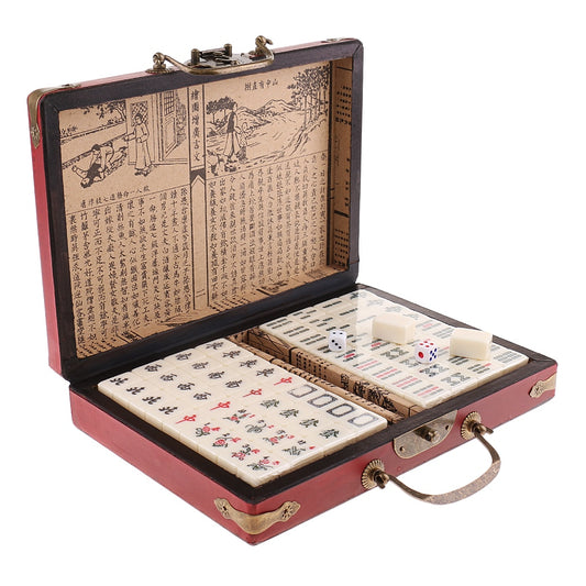 antique mahjong board game