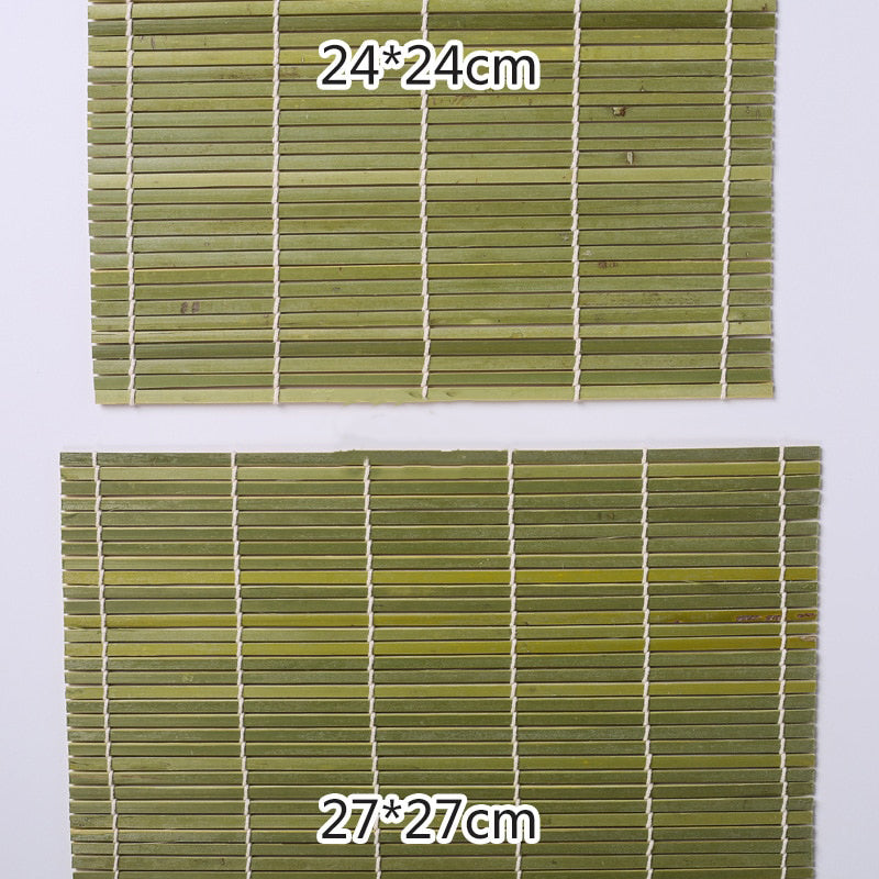 Green Japanese Bamboo Folding Mat