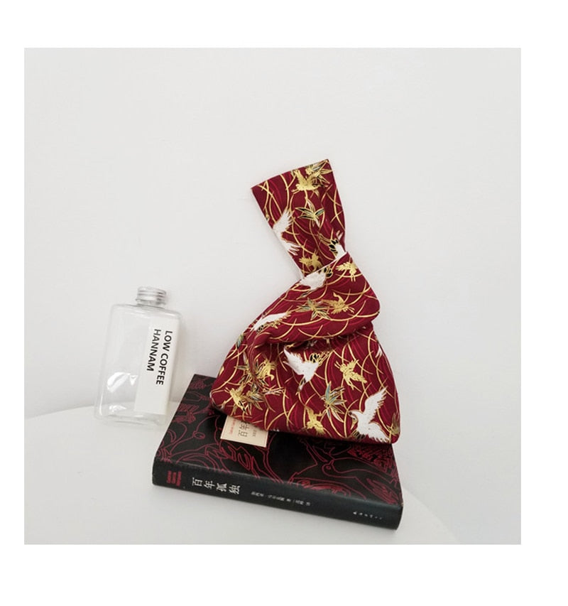 handle tote knot bag