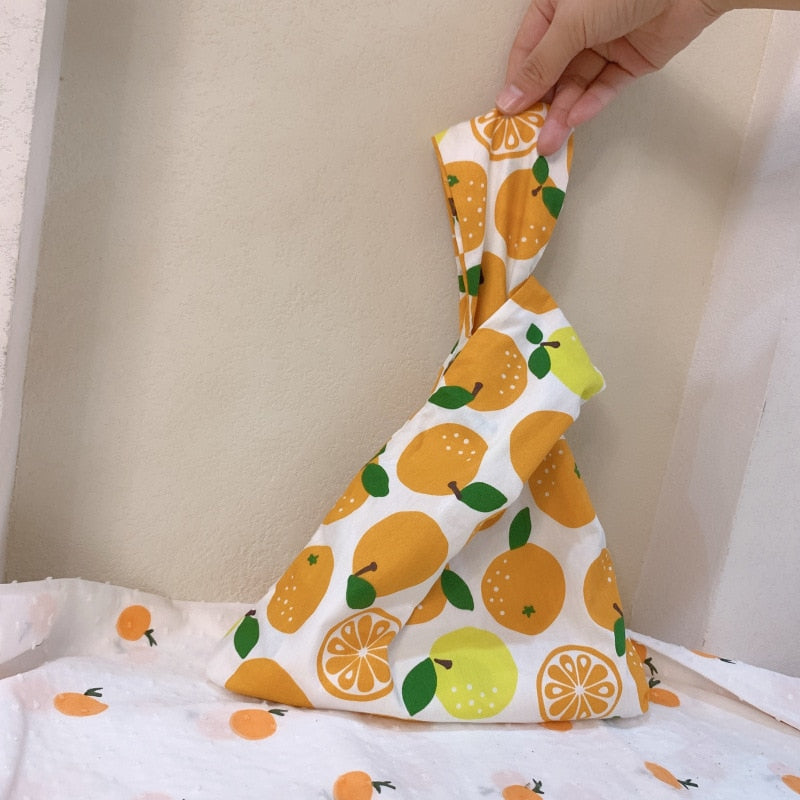 summer bloom knot bag