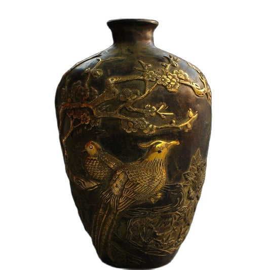 antique bronze vase