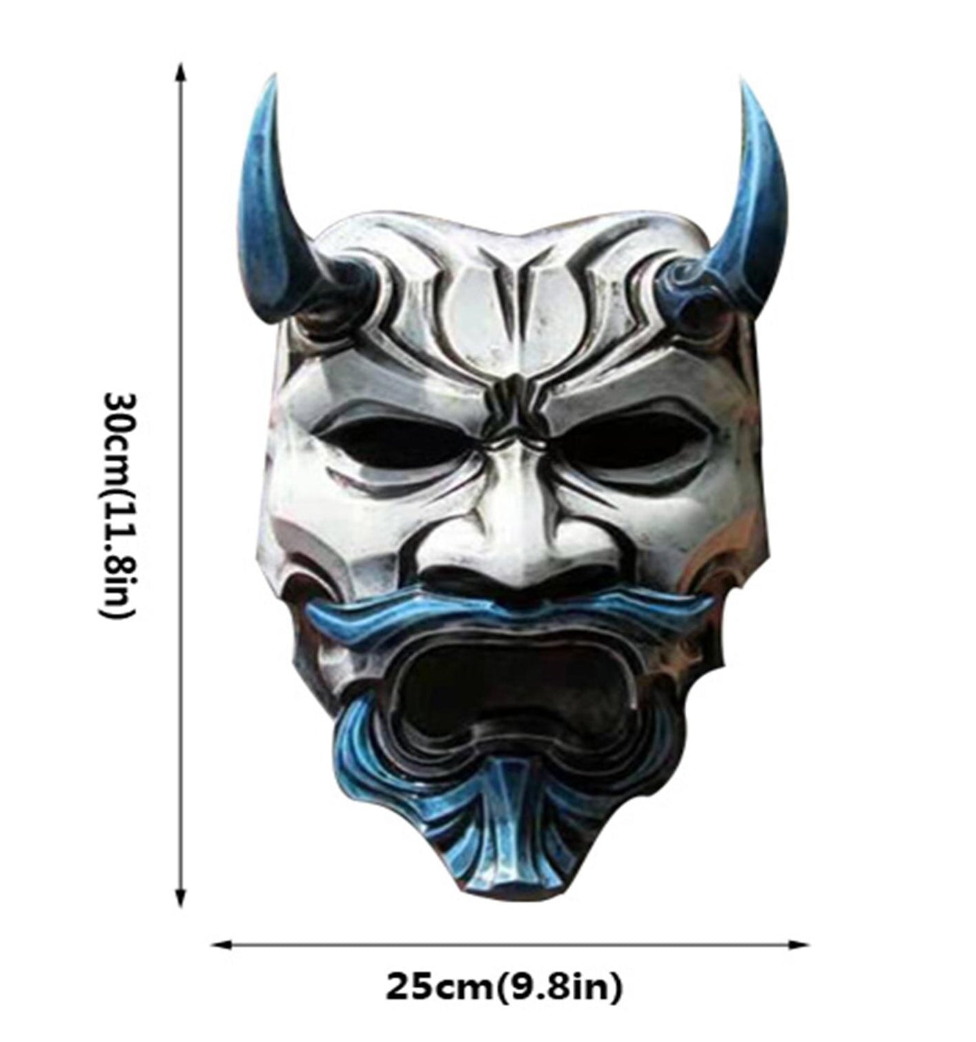 smaurai devil mask size