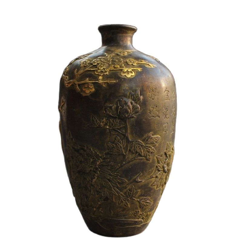antique bronze vase