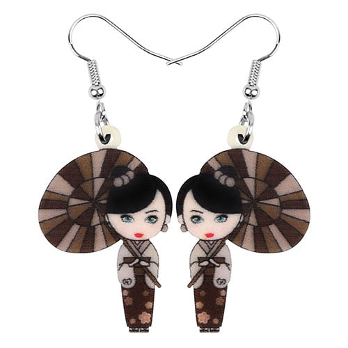kimono girl earring