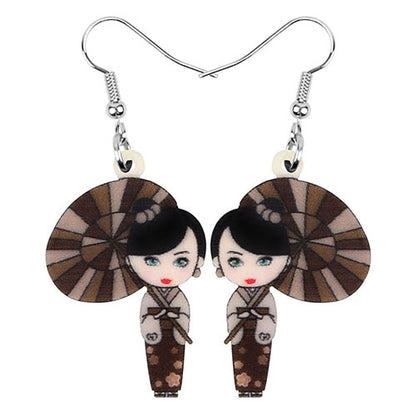 kimono girl earring