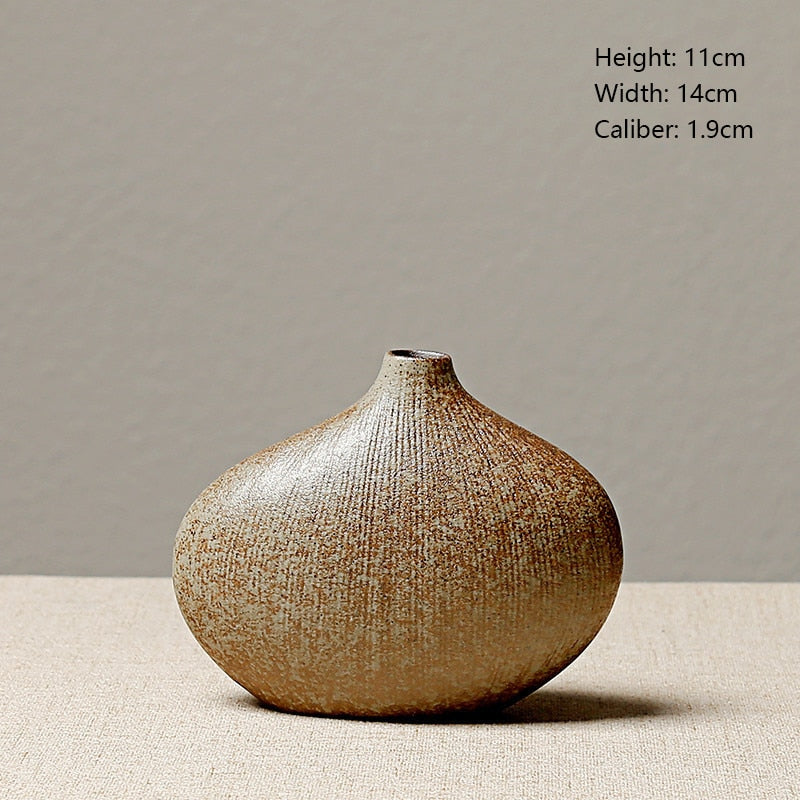 stoneware ceramic vase size