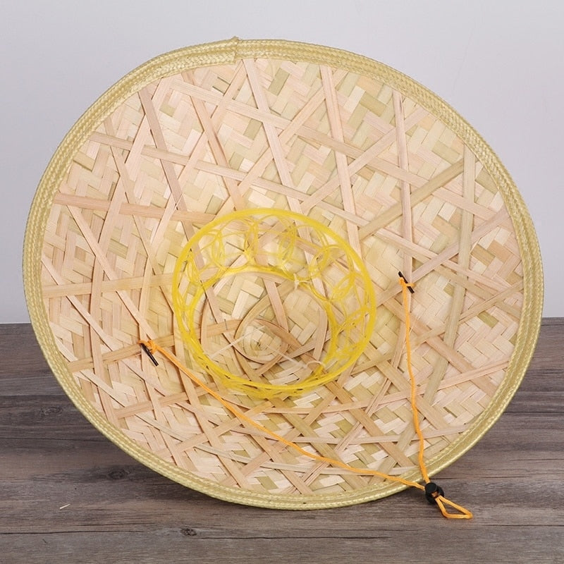 straw cone hat