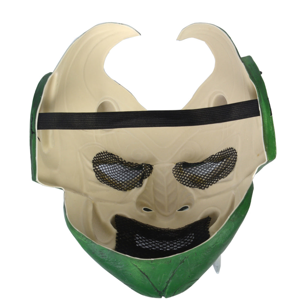 green oni mask