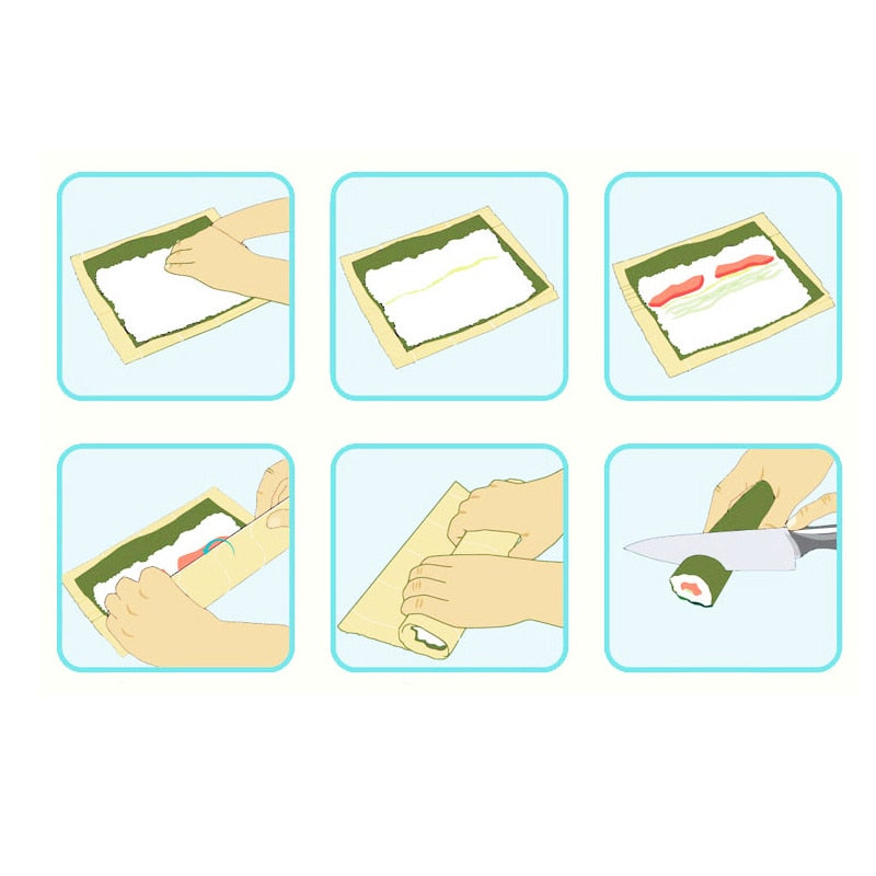 green bamboo folding mat