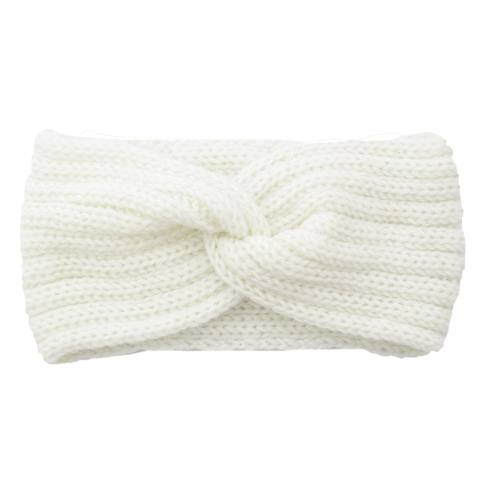 knitting cross headband