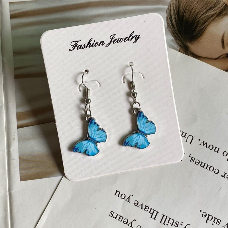 butterfly style earring