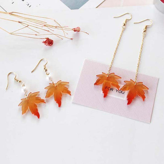 autumn leaves earrings