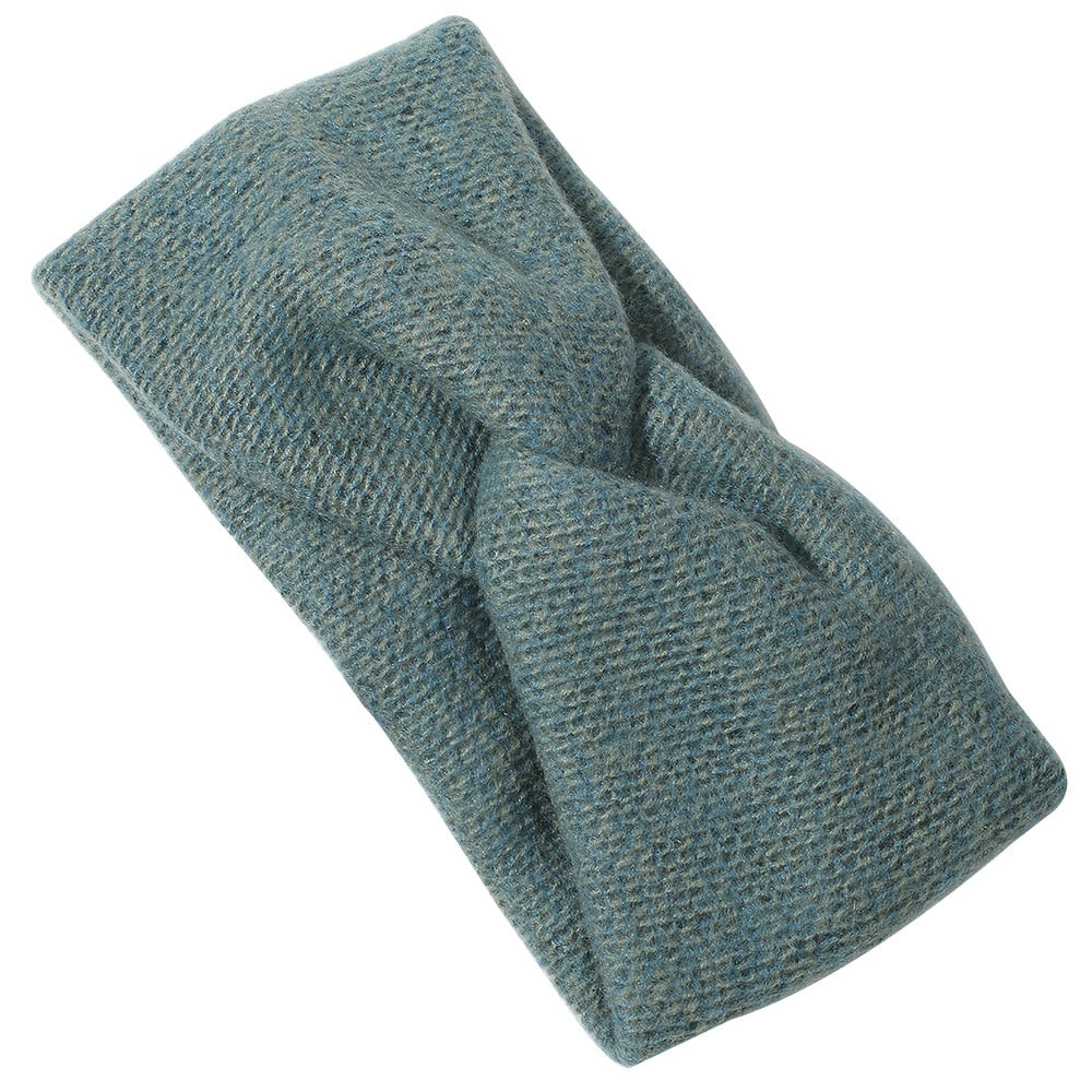 knitting cross headband