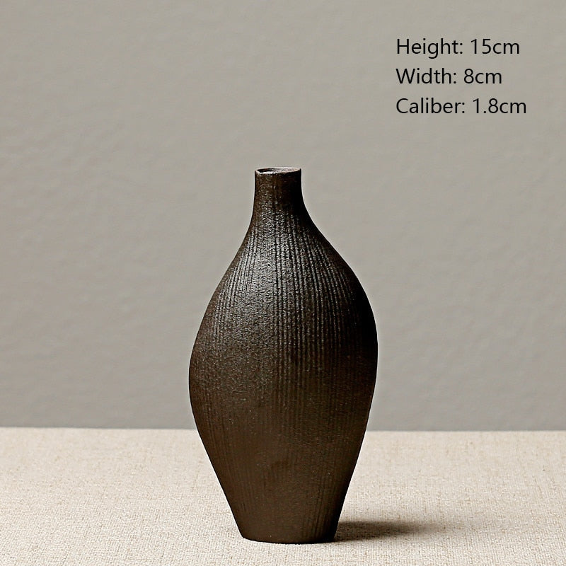 stoneware ceramic vase size