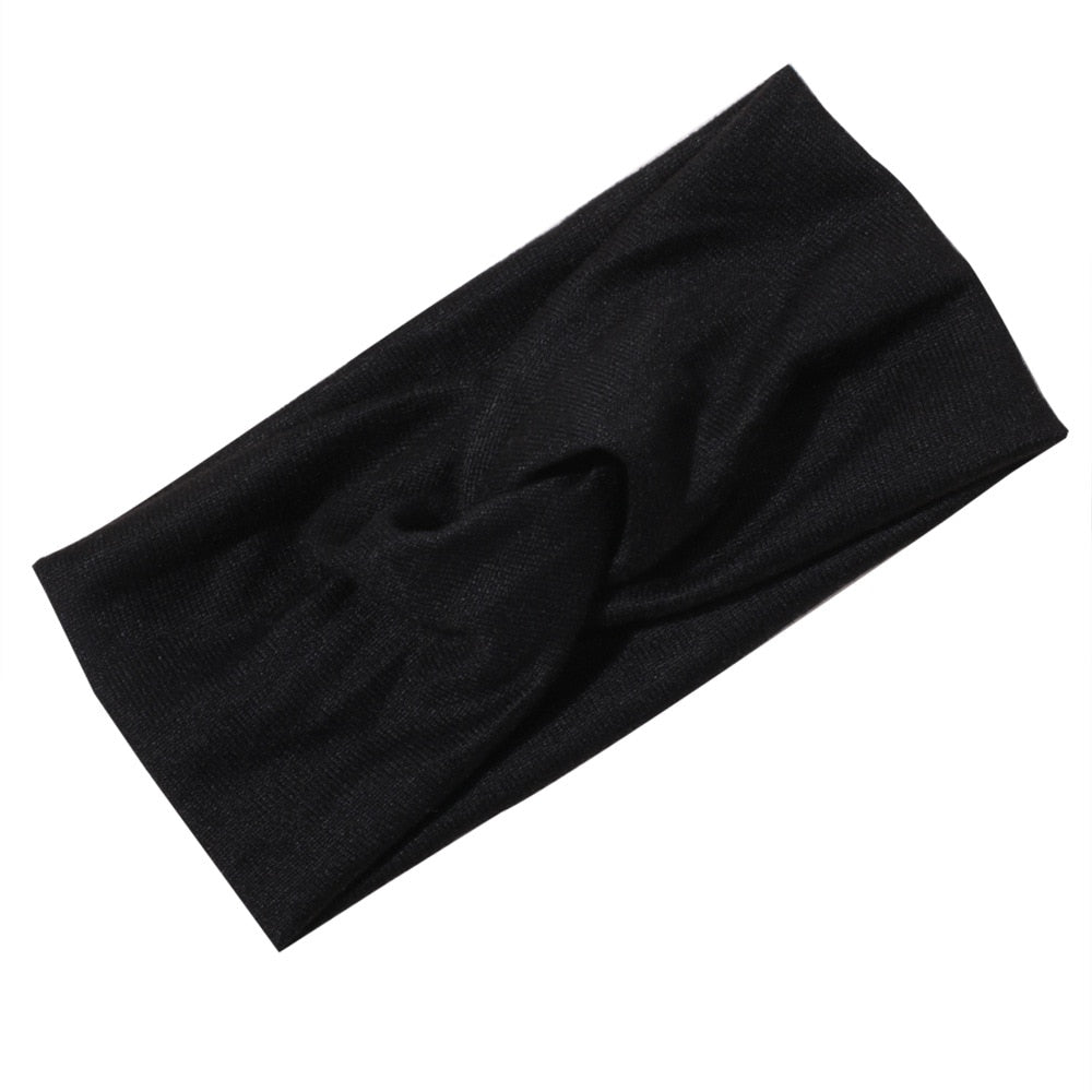 knitting cross headband