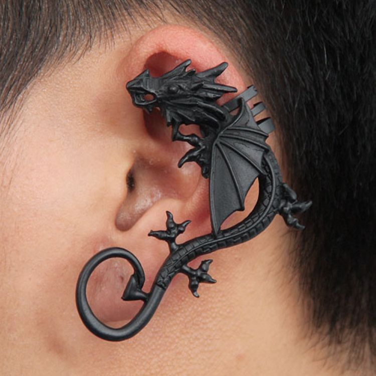 dragon japanese earring