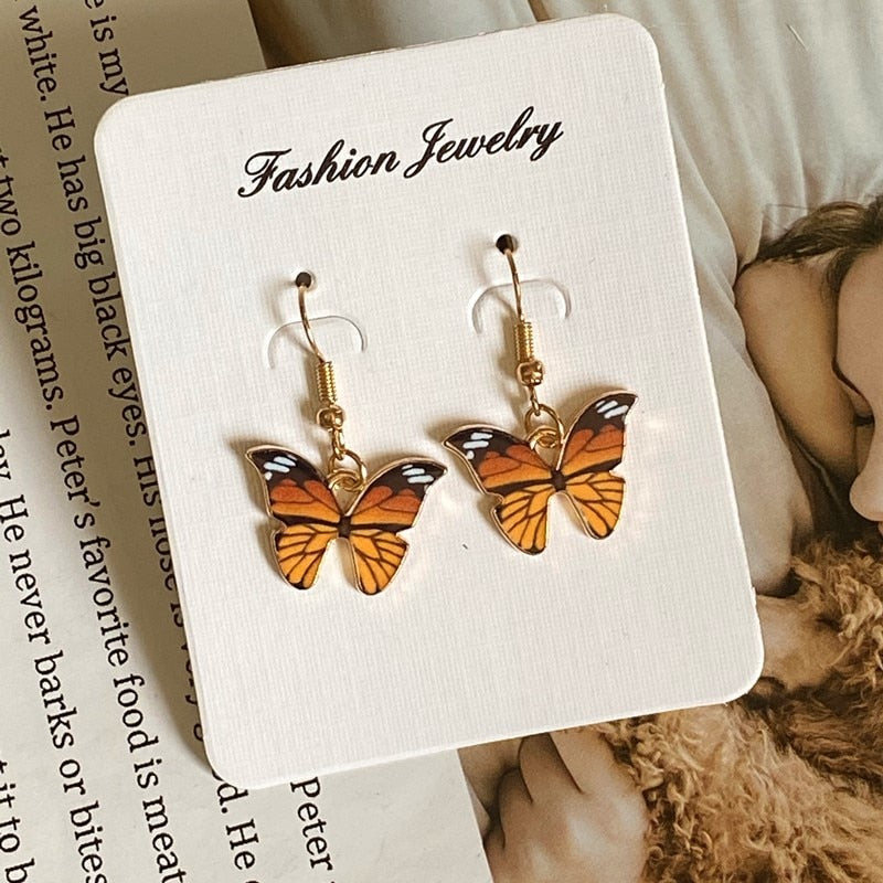 butterfly style earring