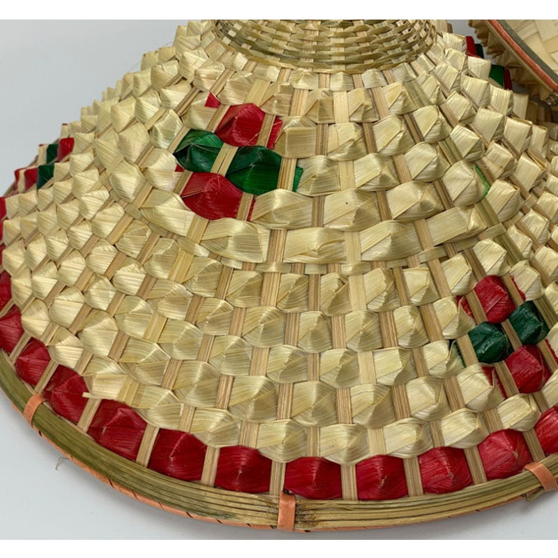bamboo cone straw hat