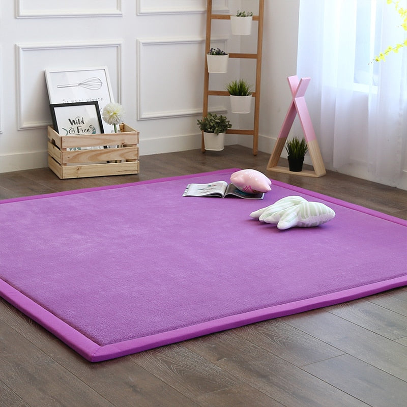 coral fleece mat