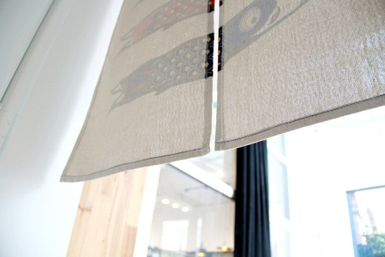 kitsune style japanese curtain