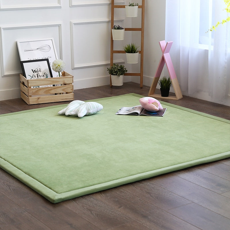 coral fleece mat