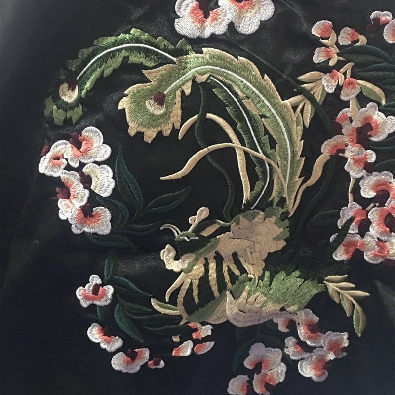 floral love bomber jacket