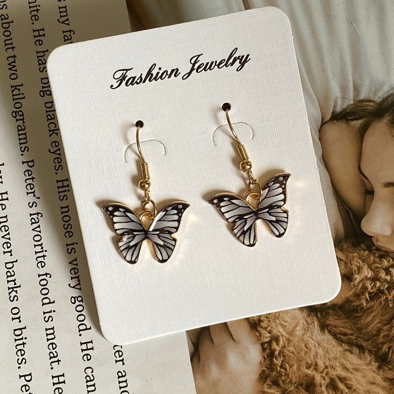 butterfly style earring