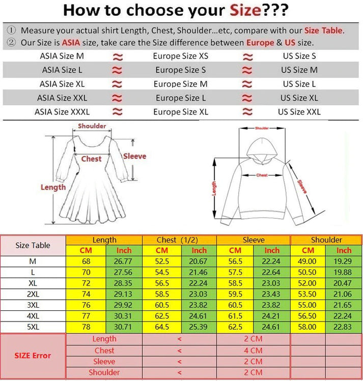 swag hoodie size