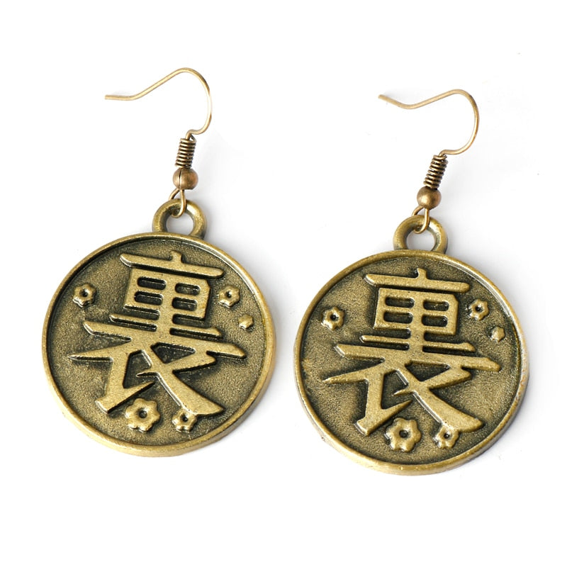 demon slayer earrings