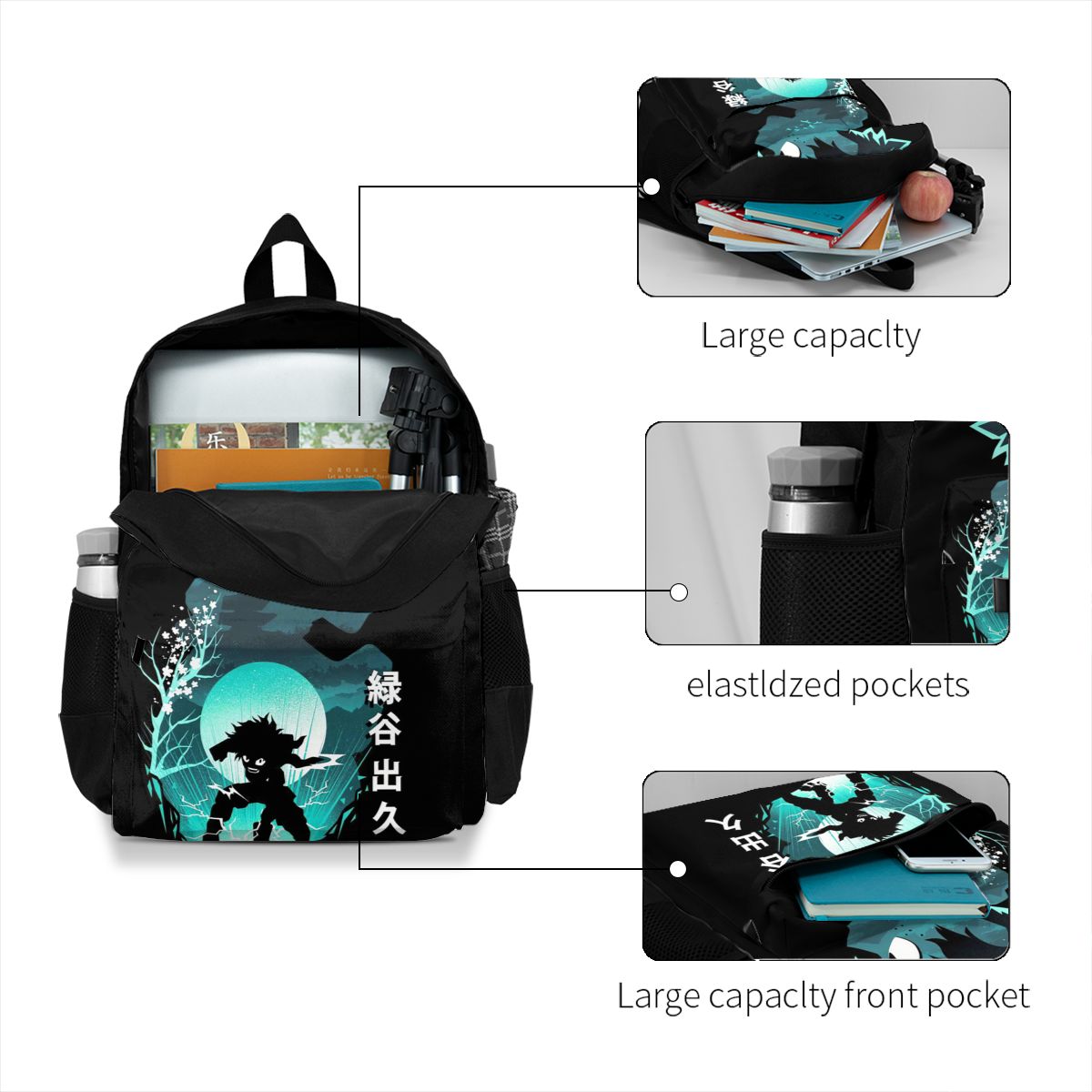 Anime hero backpack