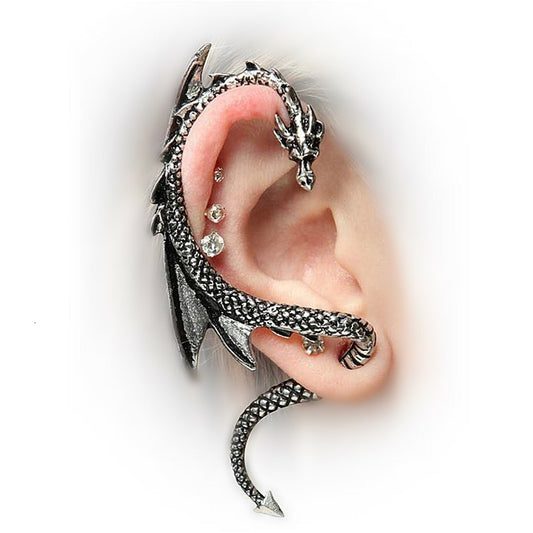 dragon japanese earrings