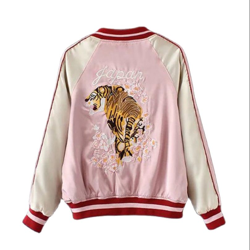 tiger roar bomber jacket