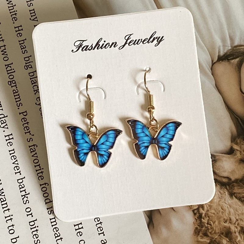 butterfly style earring