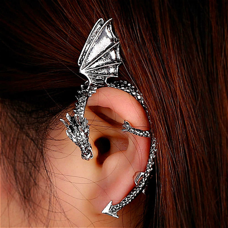 dragon japanese earrings