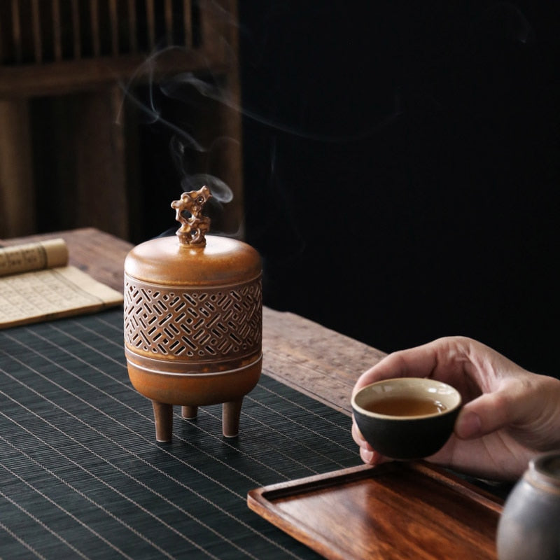 antique incense burner