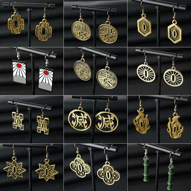 demon slayer earrings