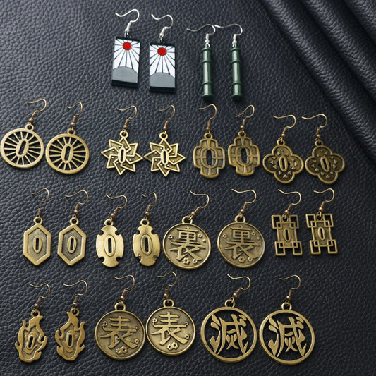 demon slayer earrings
