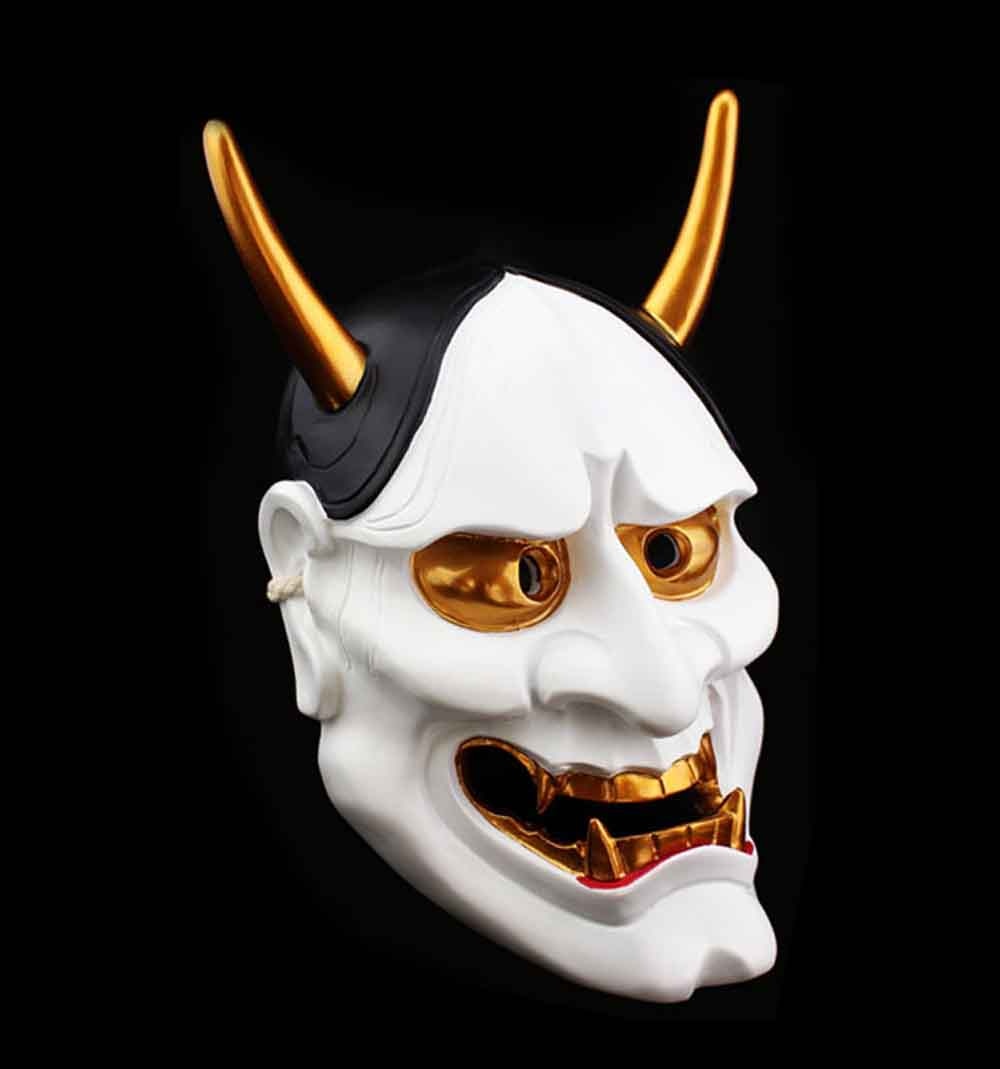 white hannya mask