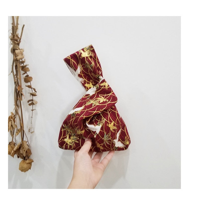 handle tote knot bag