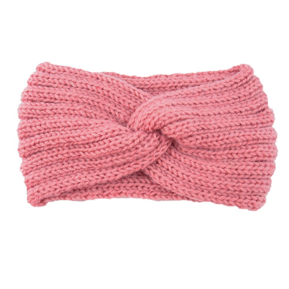 knitting cross headband